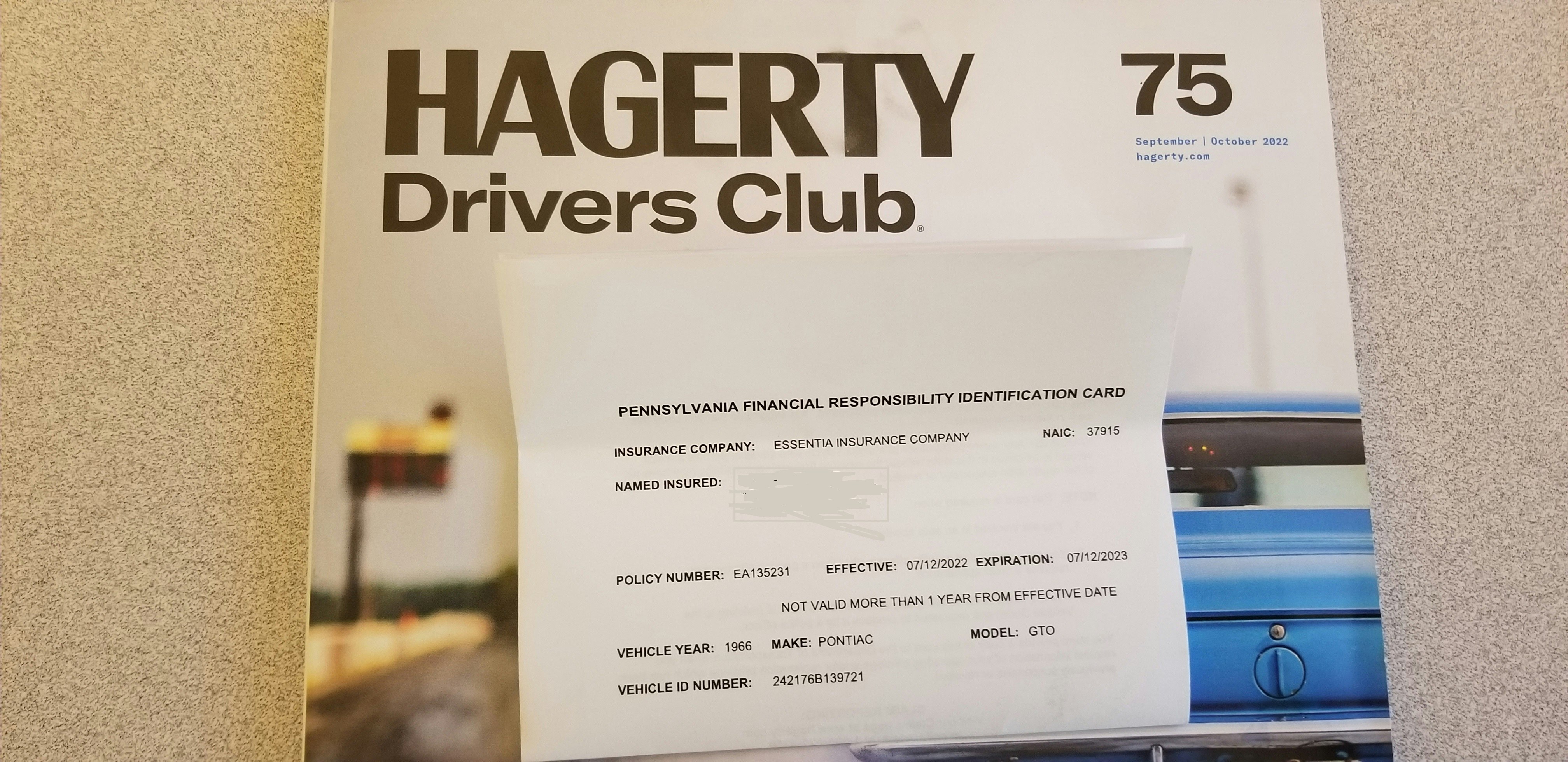 Hagerty Insurance Id Cards